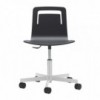 Silla Klip de Viccarbe. Mobilario de diseño moderno para contract. Con ruedas