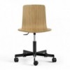 Silla Klip de Viccarbe. Mobilario de diseño moderno para contract. Con ruedas