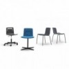 Silla Klip de Viccarbe. Mobilario de diseño moderno para contract. Tapizado