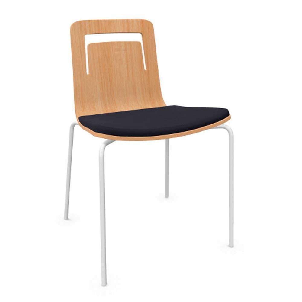Silla Klip cojín de Viccarbe. Mobilario de diseño moderno para contract.