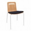 Silla Klip cojín de Viccarbe. Mobilario de diseño moderno para contract.