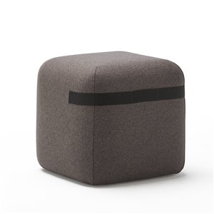Pouf Season de Viccarbe. Diseño cuadrado moderno ideal para contract. 