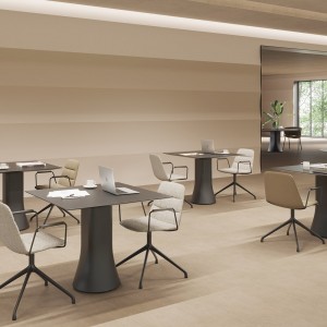 Mesa Cambio cuadrada Viccarbe. Mobilario de diseño moderno para interiores.
