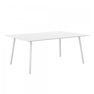 Mesa Maarten rectangular de Viccarbe. Diseño original para comedor o para contract.