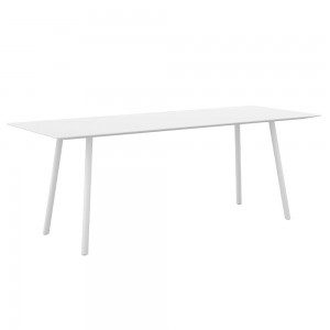 Mesa Maarten rectangular de Viccarbe. Diseño original para comedor o para contract.