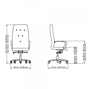Silla ejecutivo  One 2 de Luxy. Sillas de oficina. Muebles de oficina modernos.