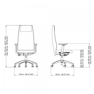 Silla ejecutivo SmartOffice OF1 de Luxy. Sillas de oficina. Sillas de diseño.