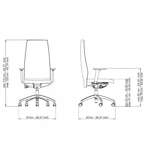 Silla ejecutivo SmartOffice OF10 de Luxy. Sillas de oficina. Sillas de diseño.