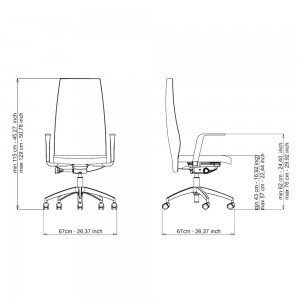 Silla ejecutivo SmartOffice OF14 de Luxy. Sillas de oficina. Sillas de diseño.