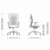 Silla operativa SmartBack PK3 de Luxy. Sillas de oficina. Sillas de diseño.