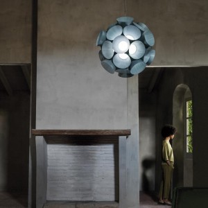 Lámpara suspensión Dandelion de LZF. Lámparas moderna en forma de flor.