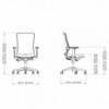 Silla operativa Pop PP2 de Luxy. Sillas de oficina.  Sillas de diseño.