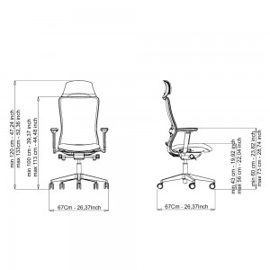 Silla operativa Pop PP4 de Luxy. Sillas de oficina.  Sillas de diseño.
