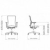 Silla operativa Pop PP15 de Luxy. Sillas de oficina. Sillas de diseño.