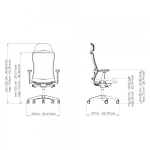 Silla operativa Pop PP10 de Luxy. Sillas de oficina.  Sillas de diseño.