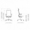 Silla operativa Pop PP10 de Luxy. Sillas de oficina.  Sillas de diseño.