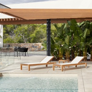 Tumbona Bay de Point. Muebles de exterior jardín terraza.