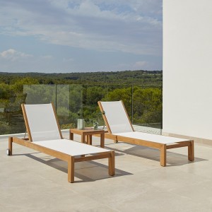 Tumbona Bay de Point. Muebles de exterior jardín terraza.