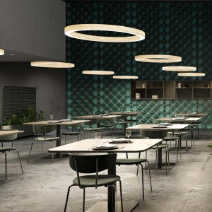 Lámpara de suspensión Oh! Line de LZF. Circulo de Luz diseño de Marivi Calvo & Burkhard Dämmer