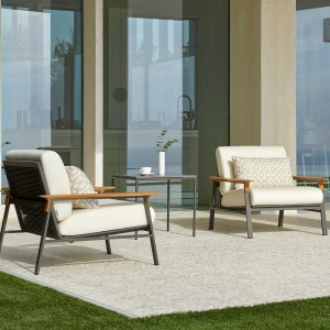 Mesa rincón City de Point. Muebles de exterior jardín terraza.