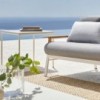 Mesa rincón City de Point. Muebles de exterior jardín terraza.