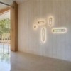 Lámpara aplique pared Lens Wall Oval. Luzifer. Lampara de luz LED Circular diseño de  Mut Design