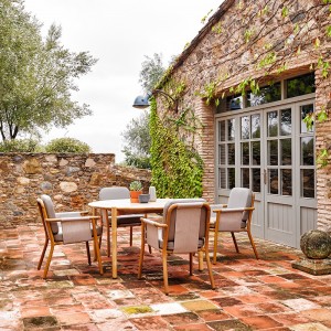Sillón comedor Hamp Point. Muebles de exterior jardín terraza.