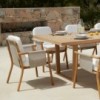 Sillón comedor Hamp Point. Muebles de exterior jardín terraza.