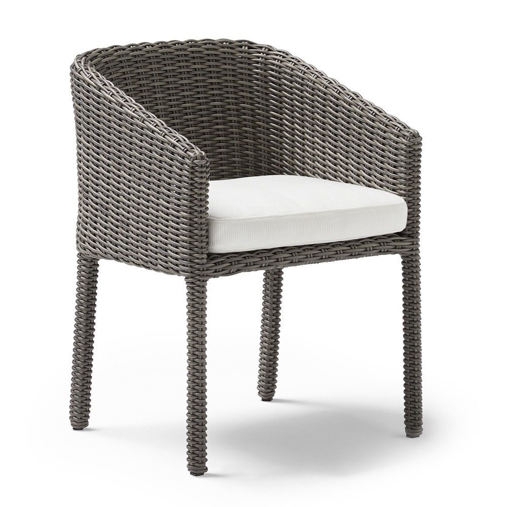 Sillón comedor patas Heritage de Point. Muebles de exterior jardín terraza.