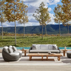 Sillón Curvo Heritage de Point. Muebles de exterior jardín terraza.