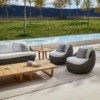 Sillón Curvo Heritage de Point. Muebles de exterior jardín terraza.