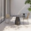 Silla Maarten tapizada. Mobilario moderno ideal para exteriores. Diseño moderno con confort.