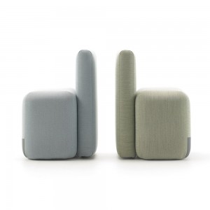 Silla Season de Viccarbe. Mobilario tapizado moderno para contract. Ideal para uso exterior.