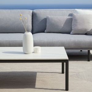 Sofá Long Island de Point. Muebles de exterior jardín terraza.
