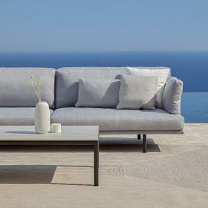 Sofá Long Island de Point. Muebles de exterior jardín terraza.