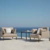 Mesa rincón Long Island de Point. Muebles de exterior jardín terraza.