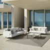 Mesa rincón Long Island de Point. Muebles de exterior jardín terraza.