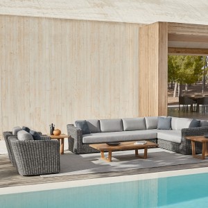 Mesa rincón Heritage de Point. Muebles de exterior jardín terraza.