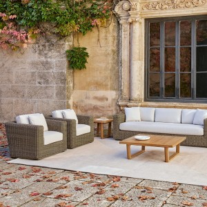 Mesa rincón Heritage de Point. Muebles de exterior jardín terraza.
