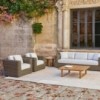 Mesa rincón Heritage de Point. Muebles de exterior jardín terraza.