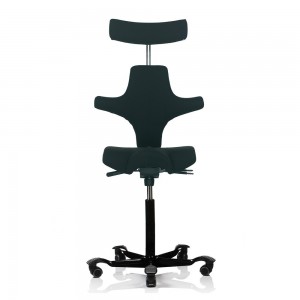 Silla HAG Capisco 8107 con cabezal de Hag. Sillas de oficina modernas.