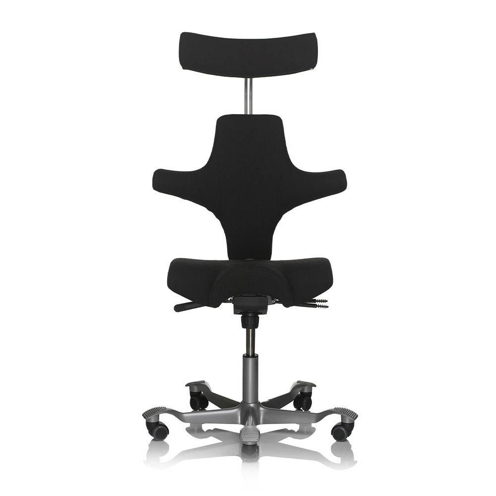 Silla HAG Capisco 8107 con cabezal de Hag. Sillas de oficina modernas.