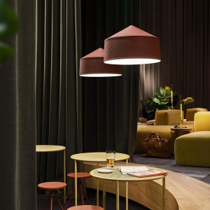 Lámpara zenc suspensión de Marset. Lámparas de diseño. Lámpara de interior.
