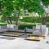 Mesa de centro Pal de Point. Muebles de exterior jardín terraza.