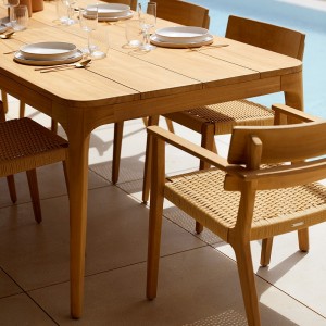 Sillón comedor Paralel de Point. Muebles de exterior jardín terraza.