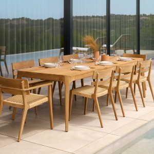 Sillón comedor Paralel de Point. Muebles de exterior jardín terraza.