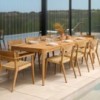Sillón comedor Paralel de Point. Muebles de exterior jardín terraza.