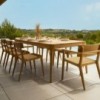 Sillón comedor Paralel de Point. Muebles de exterior jardín terraza.