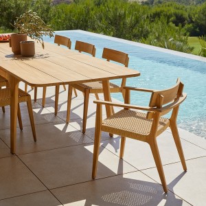 Sillón comedor Paralel de Point. Muebles de exterior jardín terraza.