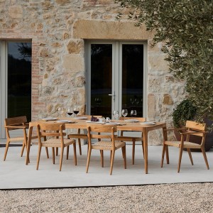 Sillón comedor Paralel de Point. Muebles de exterior jardín terraza.